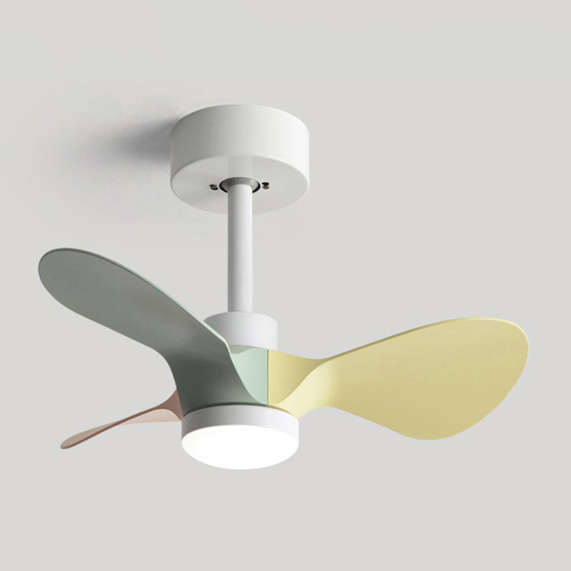 1-Light Ceiling Fan Lighting Modern Style Metal Ceiling Fan Lighting for Children's Room