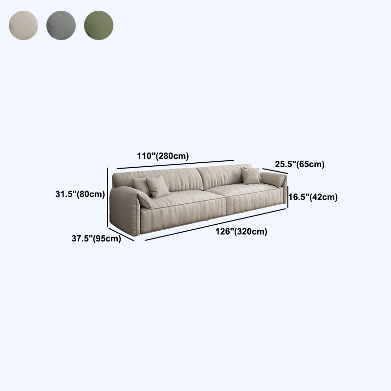 Velvet Sofa 37.40" D x 31.49" H Pillow Top  Arm Sofa for Living Room