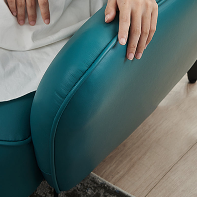 Nordic Single Chair Modern Simple Tiger Chair Leather Single Sofa Light Luxury High Back