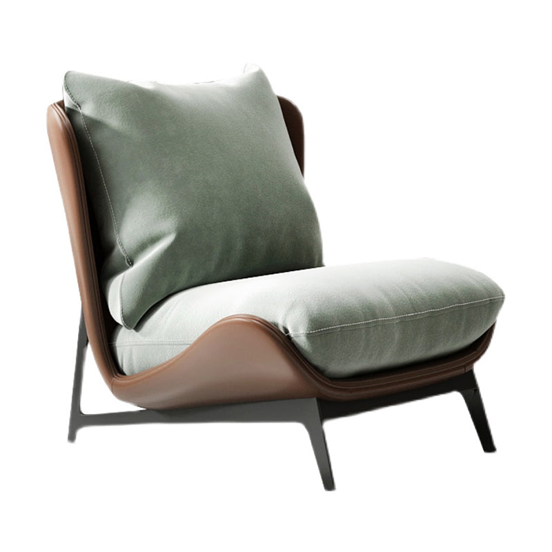 Accent Chair 26.37" L x 30.70" W x 29.52" H Armless Tufted Lounge Chair