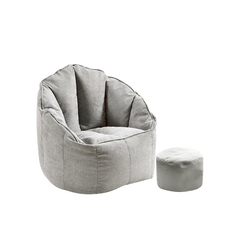 29.5 Wide Armchair Velvet Modern Accent Armchair with Ottoman