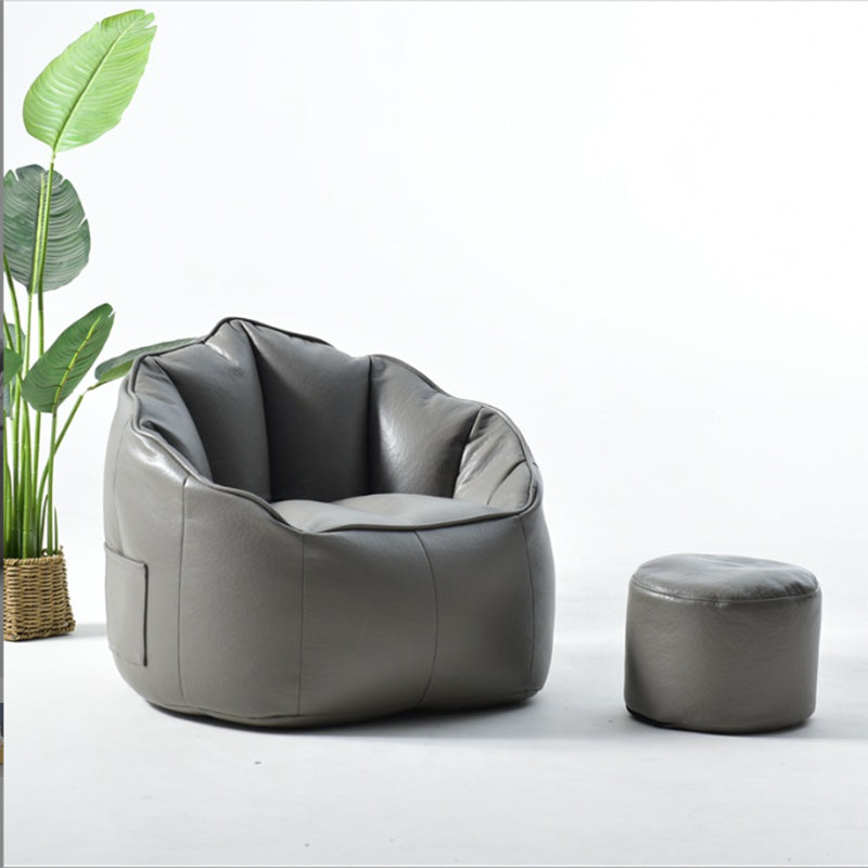 29.5 Wide Armchair Velvet Modern Accent Armchair with Ottoman