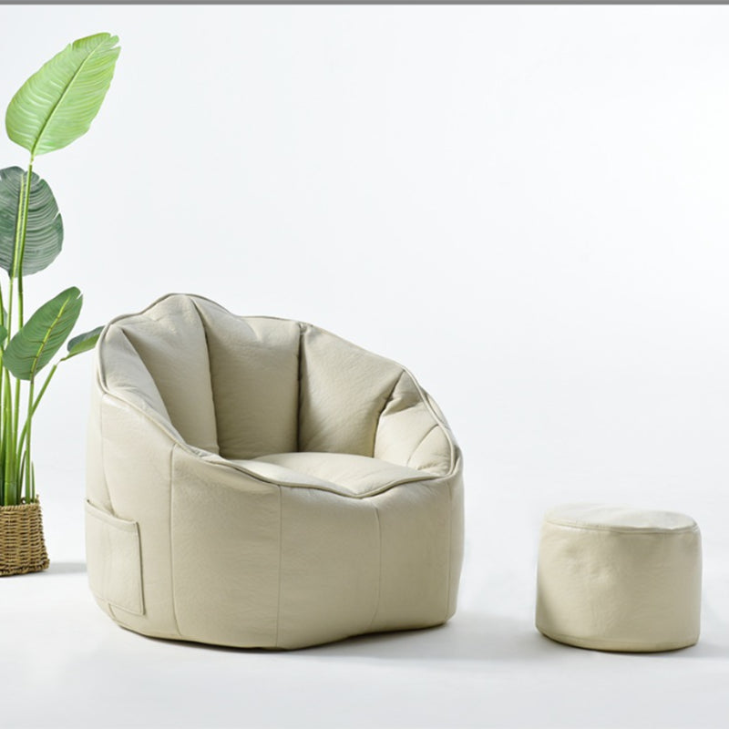 29.5 Wide Armchair Velvet Modern Accent Armchair with Ottoman