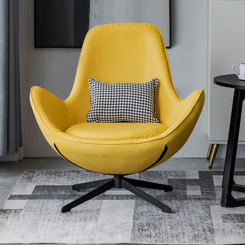Faux Leather Chair31.8" L x30.3"W x33.4"H Swivel Chair for Living Room
