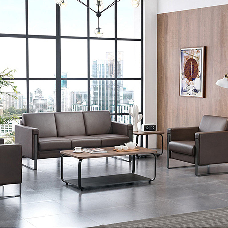 Frame/Frame Coffee Table Modern Rectangular MDF 18''H Coffee Table