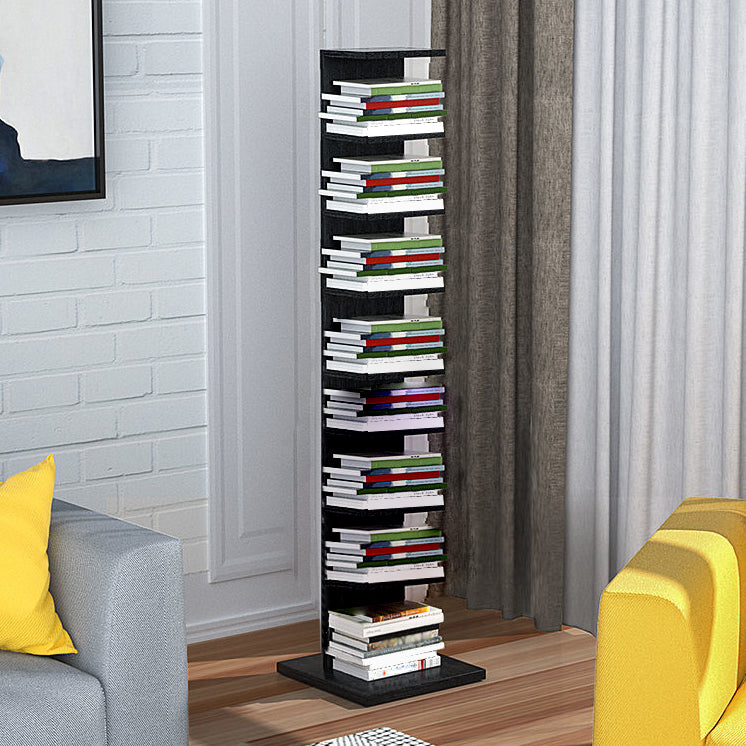 13.78"W Bookcase Contemporary Style Invisible Bookshelf for Home Office