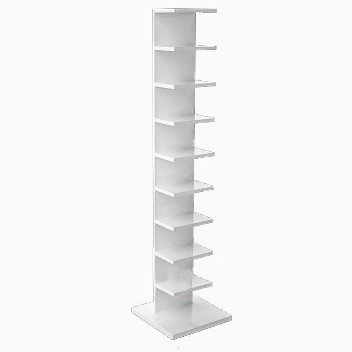 13.78"W Bookcase Contemporary Style Invisible Bookshelf for Home Office
