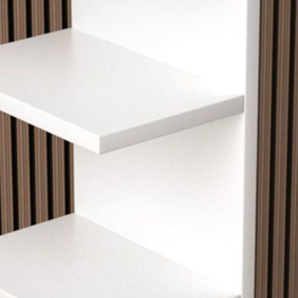 13.78"W Bookcase Contemporary Style Invisible Bookshelf for Home Office