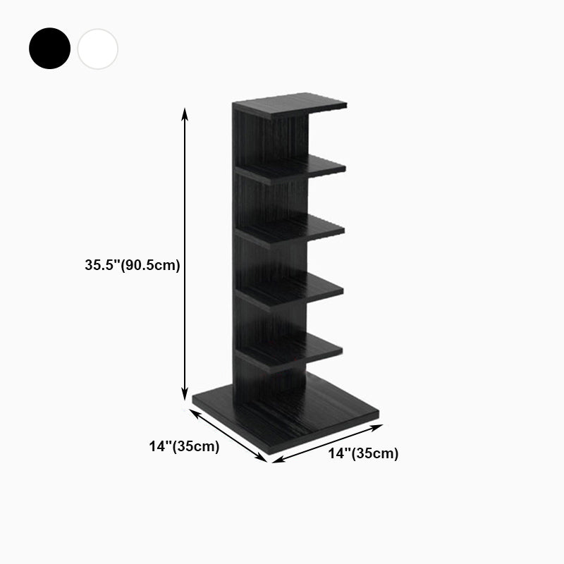 13.78"W Bookcase Contemporary Style Invisible Bookshelf for Home Office