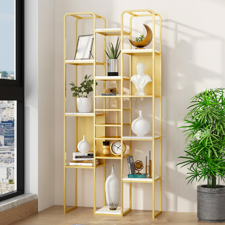 70.87"H Bookcase Contemporary Style Open Back Bookshelf for Home Office