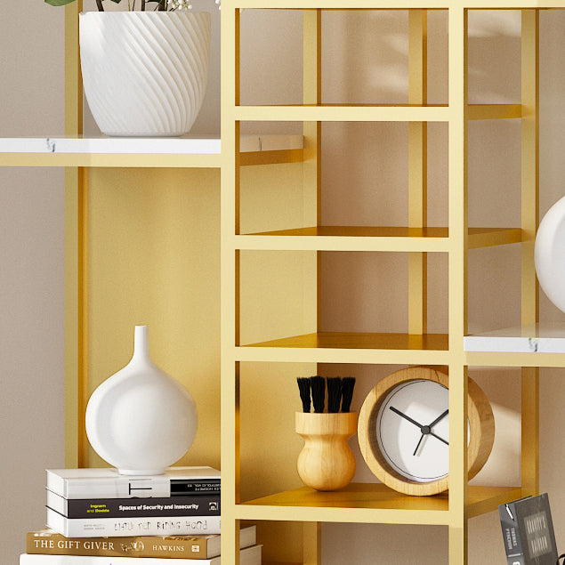 70.87"H Bookcase Contemporary Style Open Back Bookshelf for Home Office