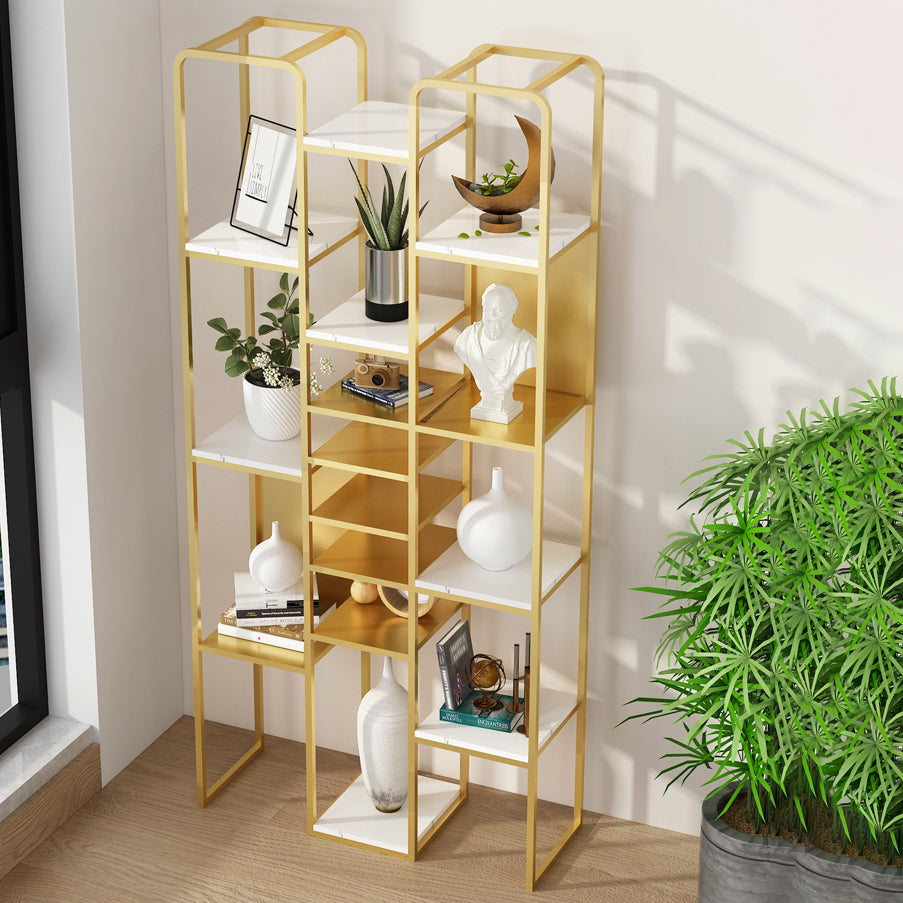 70.87"H Bookcase Contemporary Style Open Back Bookshelf for Home Office