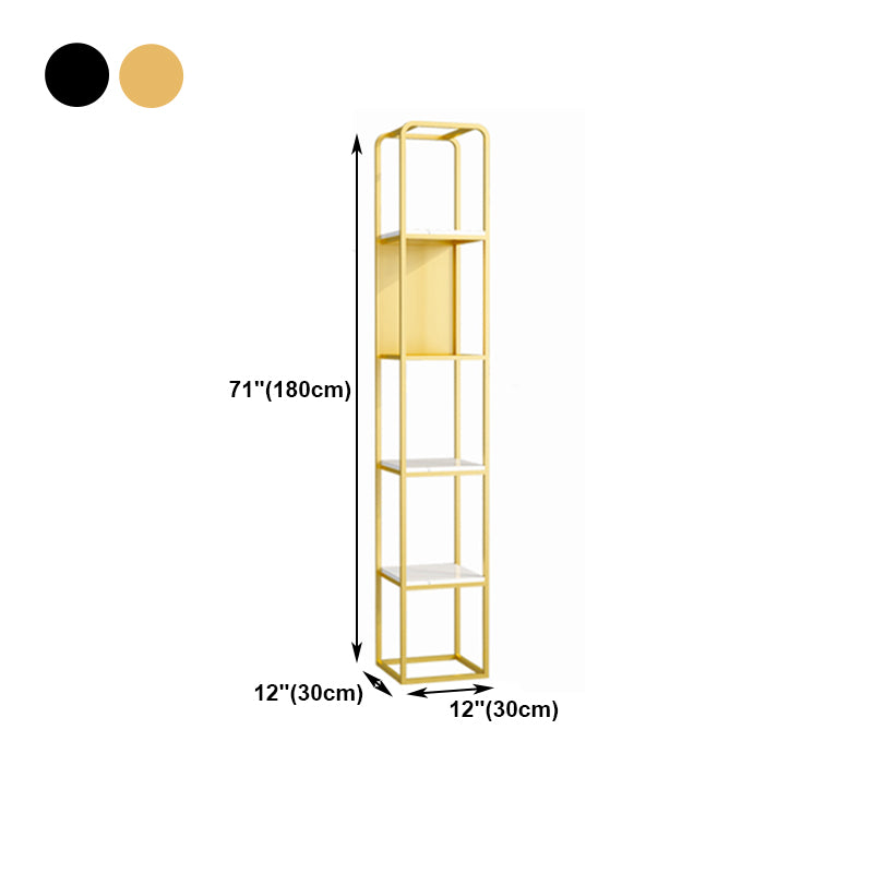 70.87"H Bookcase Contemporary Style Open Back Bookshelf for Home Office