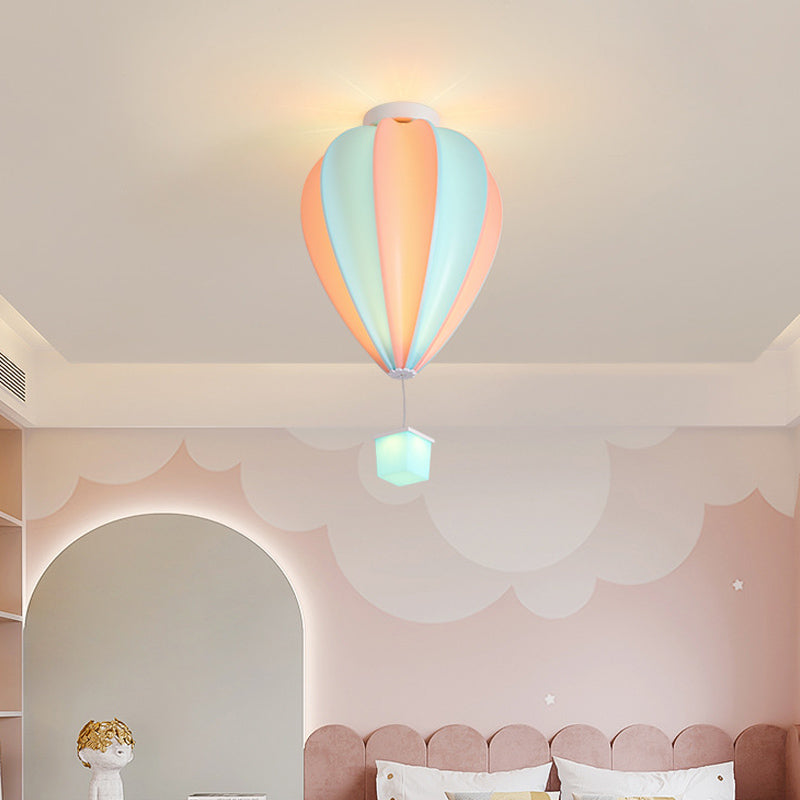 Cartoon Children's Bedroom Ceiling Light Balloon Shaped LED Flush Light Fixture