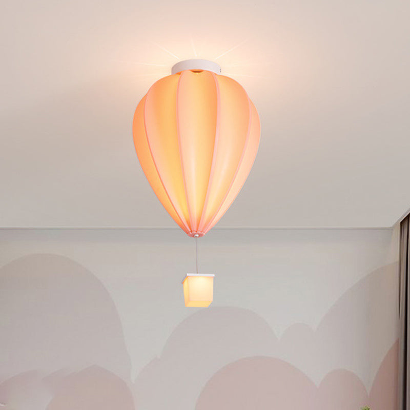 Cartoon Children's Bedroom Ceiling Light Balloon Shaped LED Flush Light Fixture