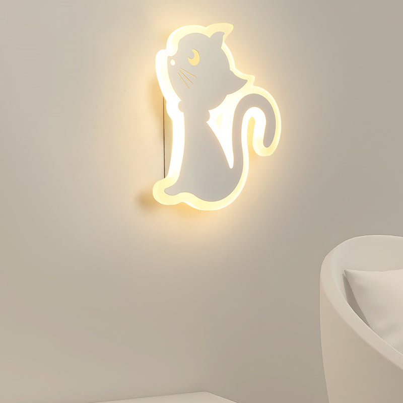 Modern Style Sconce Light Fixture Household Cat Wall Mounted Lamp for Sitting Room