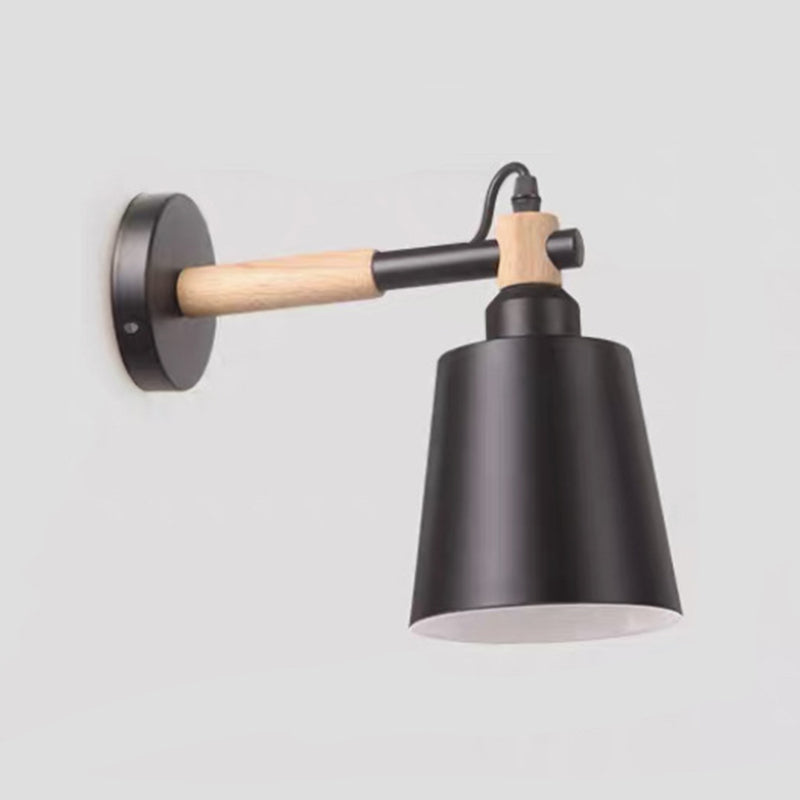 Modern Style Flared Wall Mounted Lamps Metal 1 Light Wall Lighting Ideas