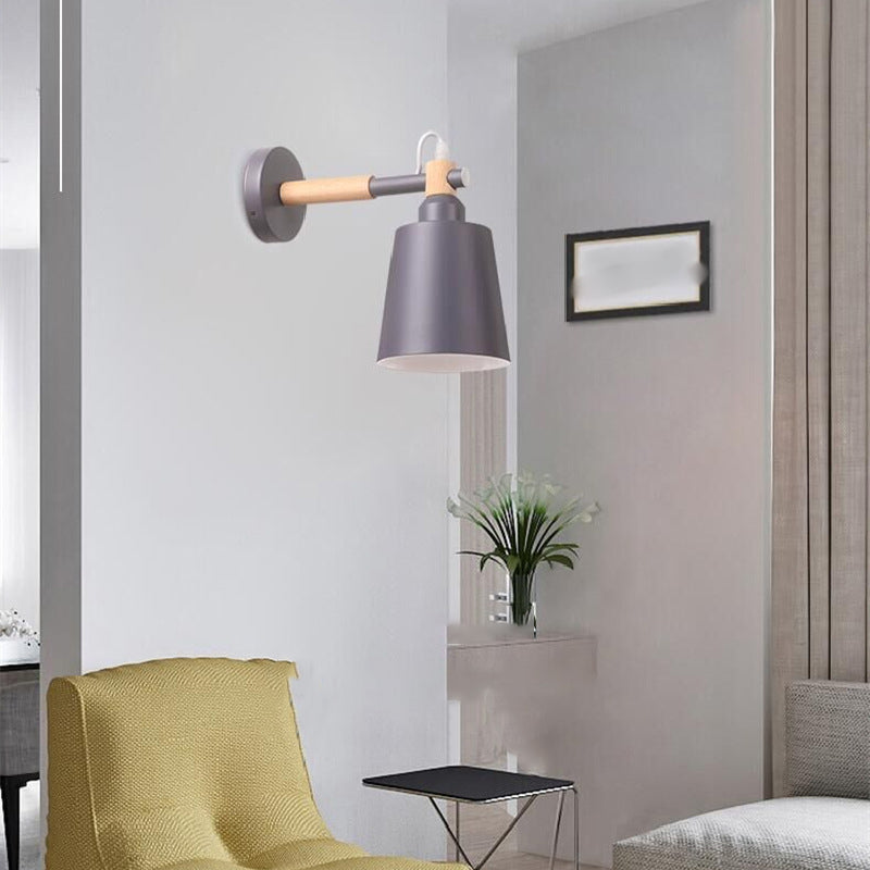 Modern Style Flared Wall Mounted Lamps Metal 1 Light Wall Lighting Ideas