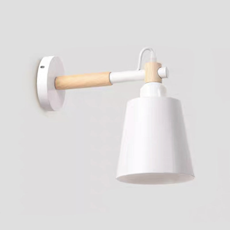 Modern Style Flared Wall Mounted Lamps Metal 1 Light Wall Lighting Ideas