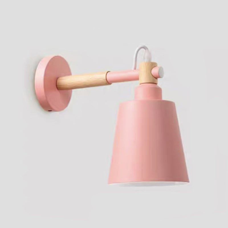 Modern Style Flared Wall Mounted Lamps Metal 1 Light Wall Lighting Ideas