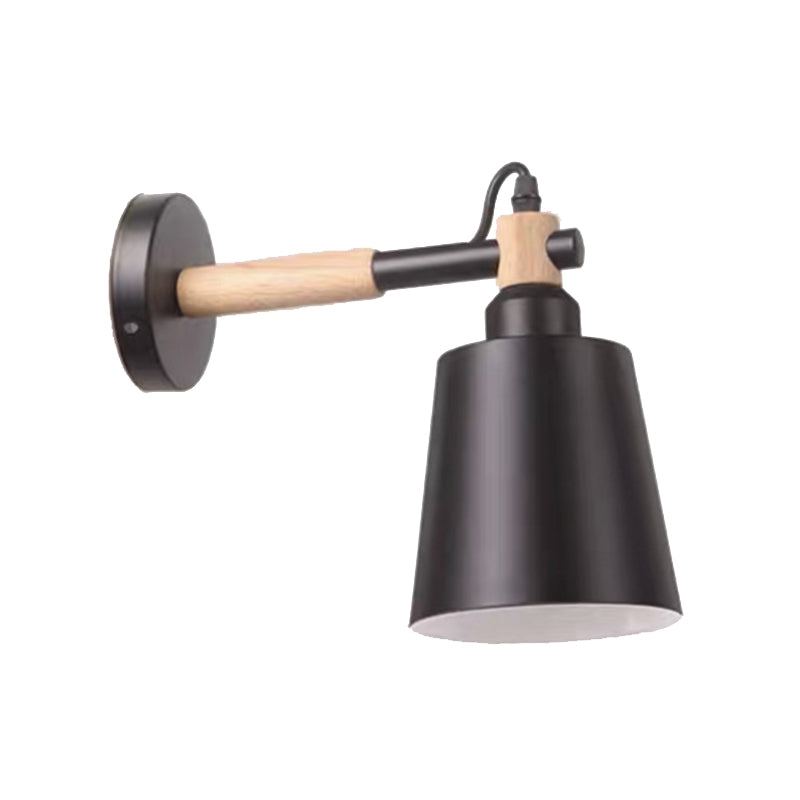 Modern Style Flared Wall Mounted Lamps Metal 1 Light Wall Lighting Ideas