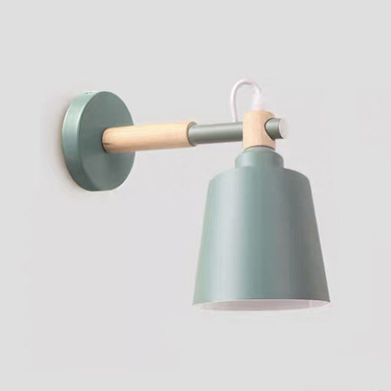Modern Style Flared Wall Mounted Lamps Metal 1 Light Wall Lighting Ideas