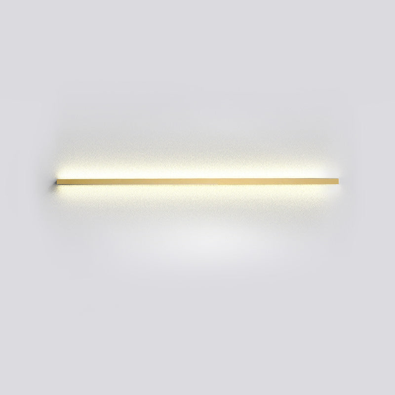 Linear Shape Metal Wall Lighting Modern 1 Light Wall Mounted Light Fixture