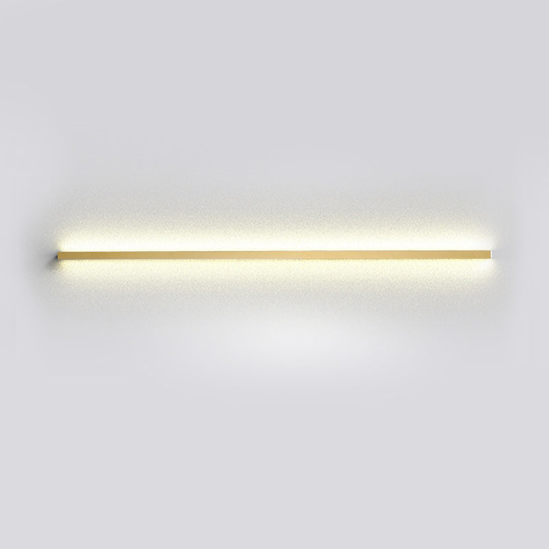 Linear Shape Metal Wall Lighting Modern 1 Light Wall Mounted Light Fixture