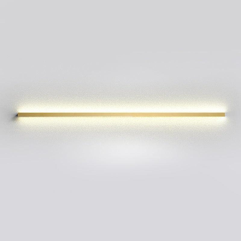Linear Shape Metal Wall Lighting Modern 1 Light Wall Mounted Light Fixture