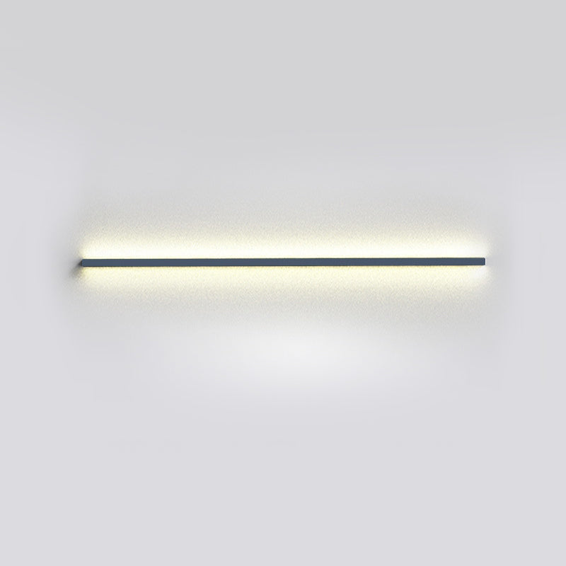 Linear Shape Metal Wall Lighting Modern 1 Light Wall Mounted Light Fixture