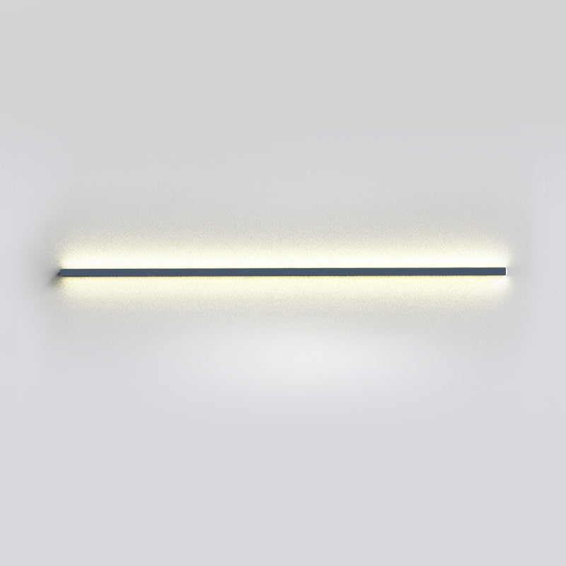 Linear Shape Metal Wall Lighting Modern 1 Light Wall Mounted Light Fixture