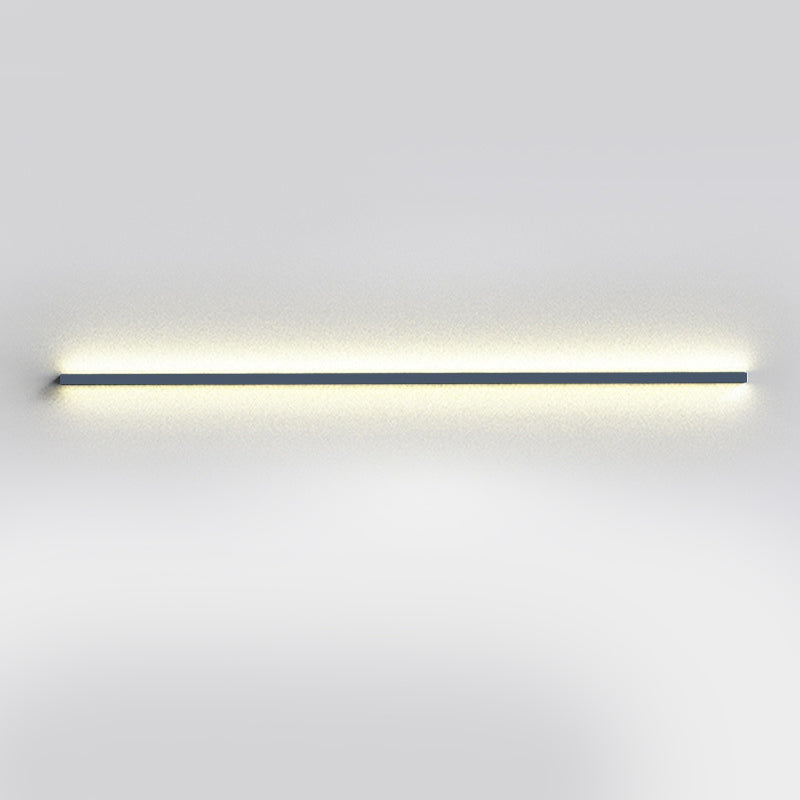 Linear Shape Metal Wall Lighting Modern 1 Light Wall Mounted Light Fixture