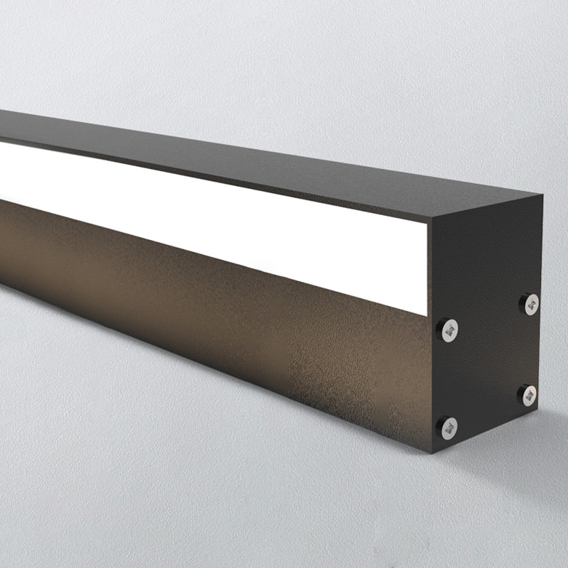 Linear Shape Metal Wall Lighting Modern 1 Light Wall Mounted Light Fixture