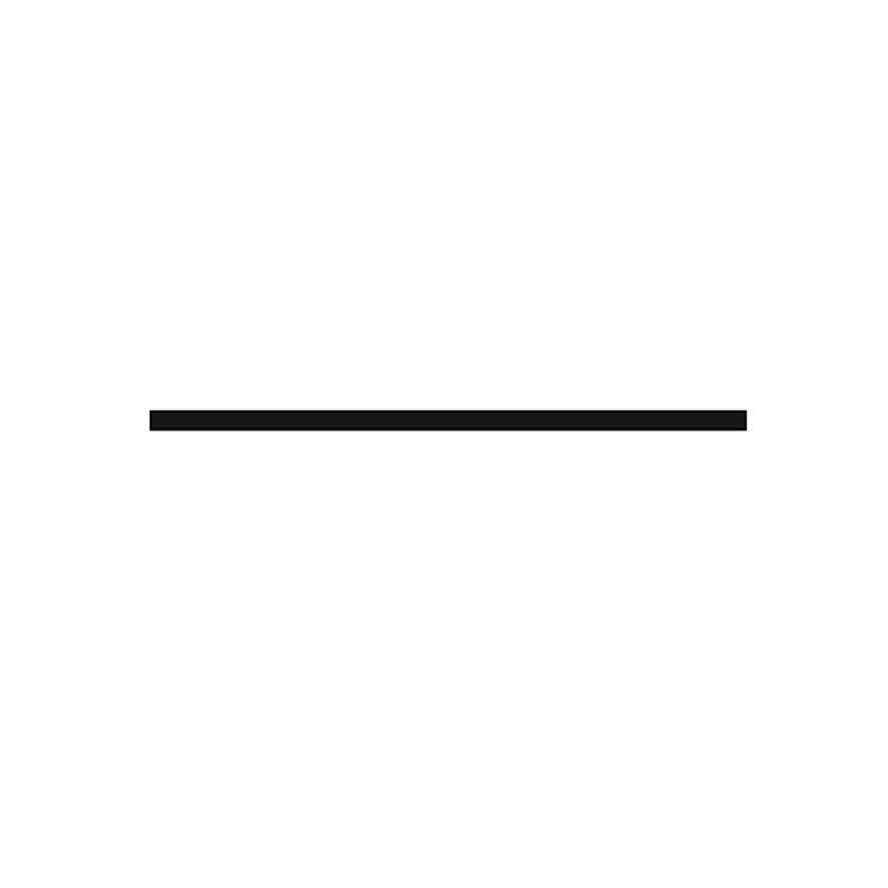 Linear Shape Metal Wall Lighting Modern 1 Light Wall Mounted Light Fixture in Black