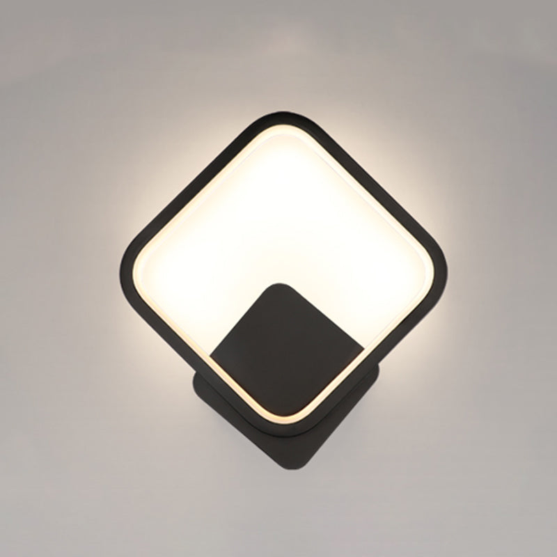 1-Light LED Wall Mount Light Modern Simple Wall Sconce Light for Living Room