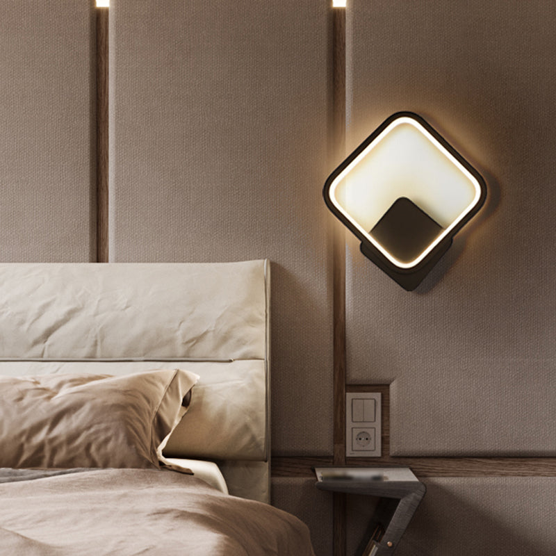 1-Light LED Wall Mount Light Modern Simple Wall Sconce Light for Living Room