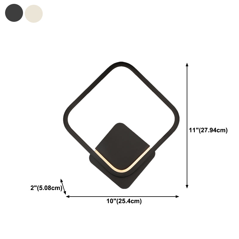 1-Light LED Wall Mount Light Modern Simple Wall Sconce Light for Living Room