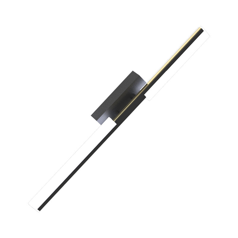 Metal Linear Shape Wall Lighting Modern Style Multi Lights Wall Mounted Light Fixture