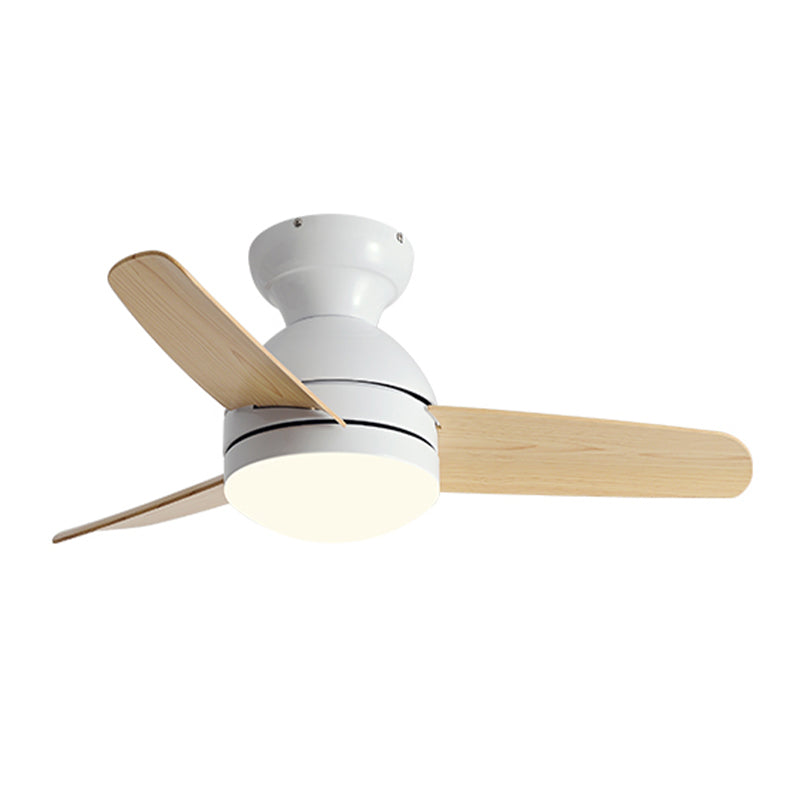 1-Light Ceiling Fan Lighting Modern Style Metal Ceiling Fan Lighting for Living Room