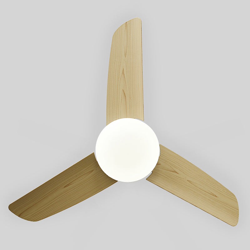 1-Light Ceiling Fan Lighting Modern Style Metal Ceiling Fan Lighting for Living Room