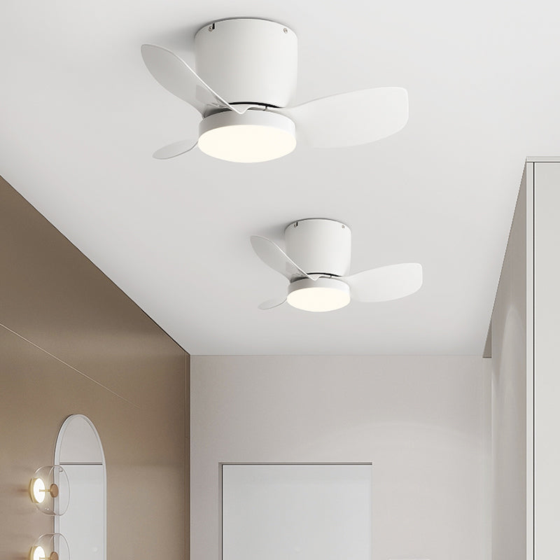 1 Light Ceiling Fan Lighting Modern Style Metal Ceiling Fan Lighting for Bedroom