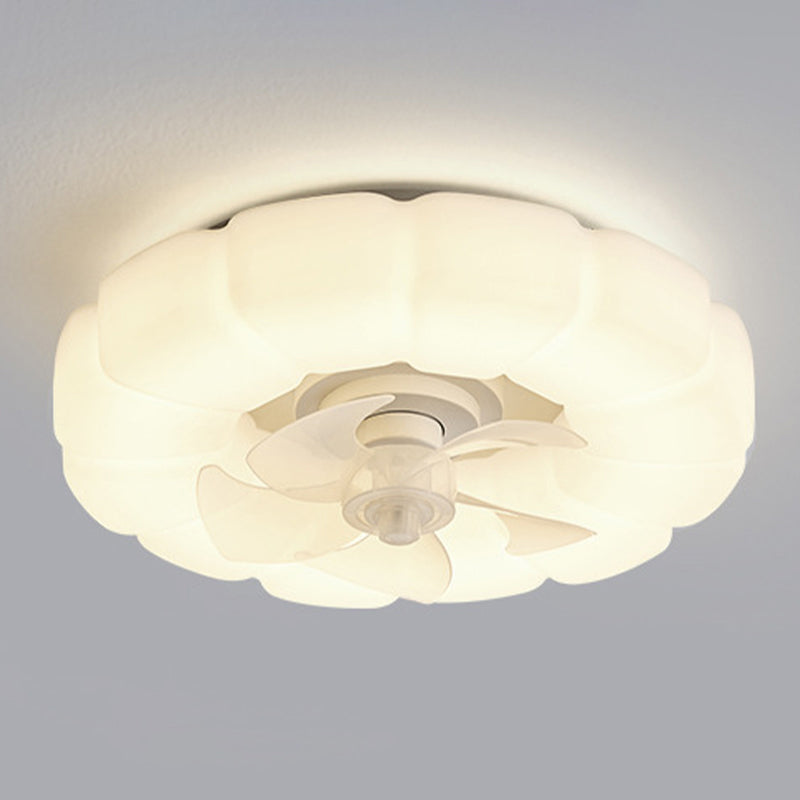 Metal Ceiling Fan Light Fixture Circular Nordic Ceiling Light Fixture