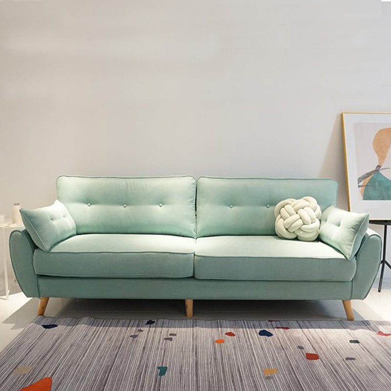 Contemporary Standard Flared Arm Sofa Convertible Sofa, 63.38" W x 35.82" D x 34.64" H