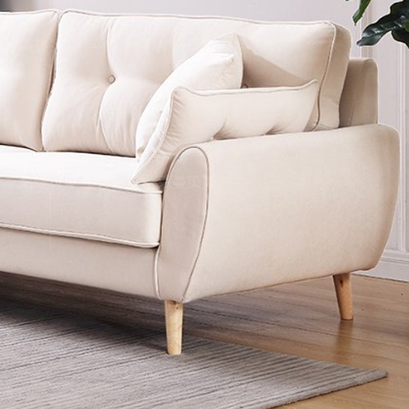Contemporary Standard Flared Arm Sofa Convertible Sofa, 63.38" W x 35.82" D x 34.64" H