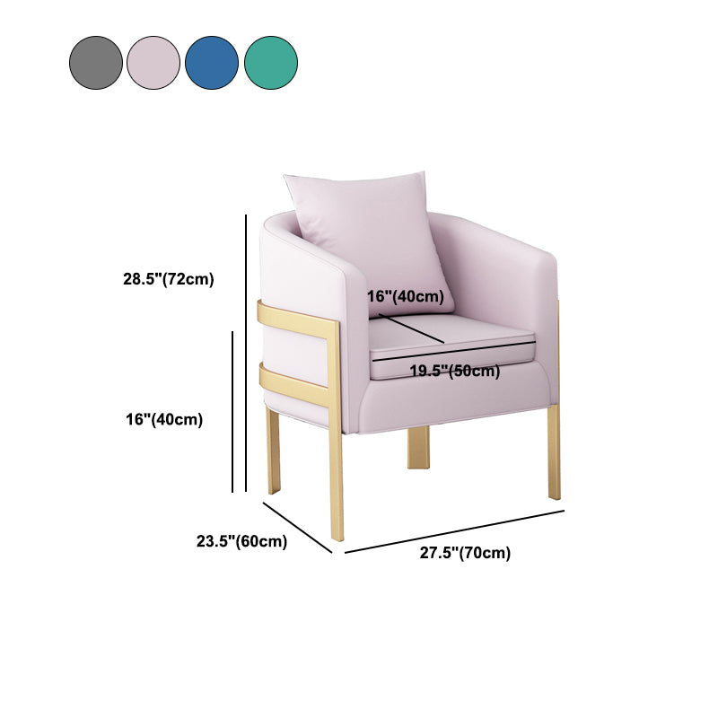 Velvet Sloped Arms Sofa with Tight Back for Living Room 28.35" High