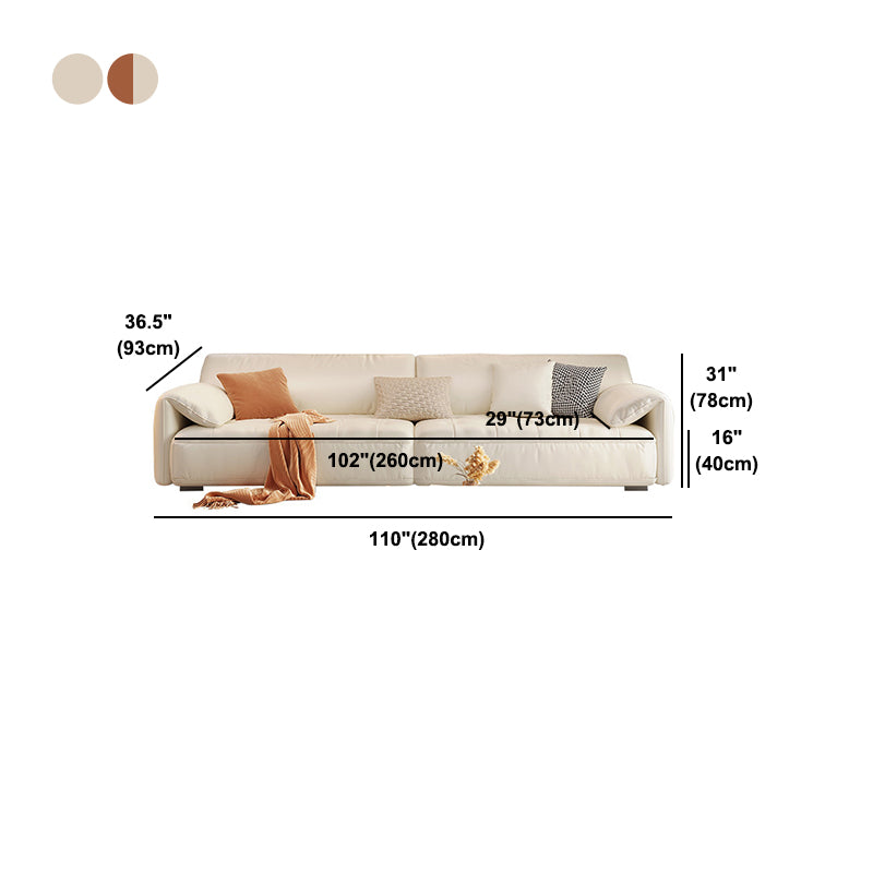 Velvet Sofa with Pillow Back Cushions and Pillow Top Arm for Living Room