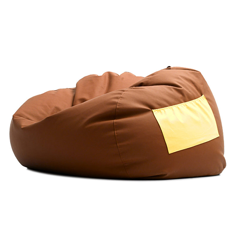 PU Arms Included Barrel Accent Chair with Fixed Back for Living Room and Bedroom