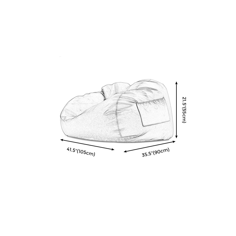 PU Arms Included Barrel Accent Chair with Fixed Back for Living Room and Bedroom