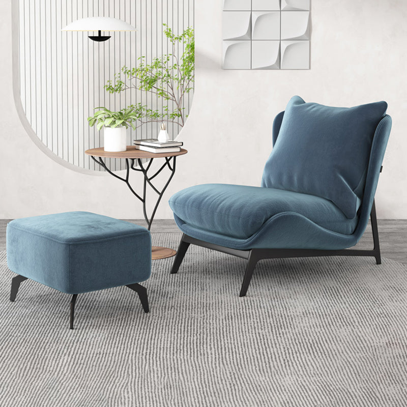 Velvet Chair 26.3" L x32.6"W x29.5"H Armless Chair for Living Room