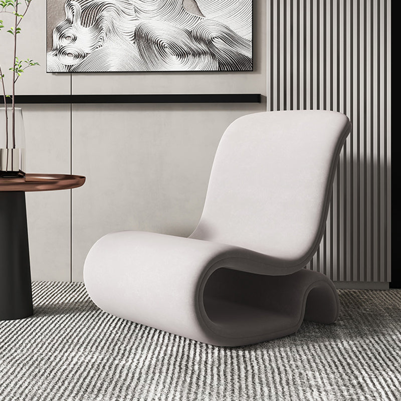 Velvet Chair 25.97" L x30.7"W x39.3"H Armless Chair for Living Room